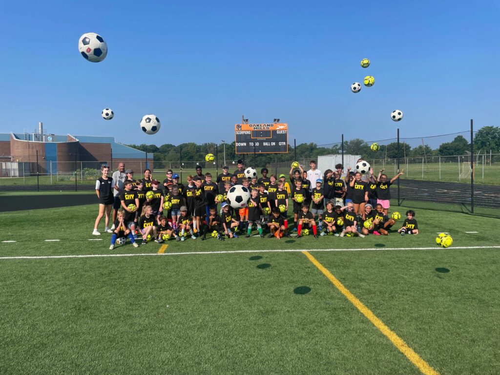 Summer Camp Photo of Campers celebrating